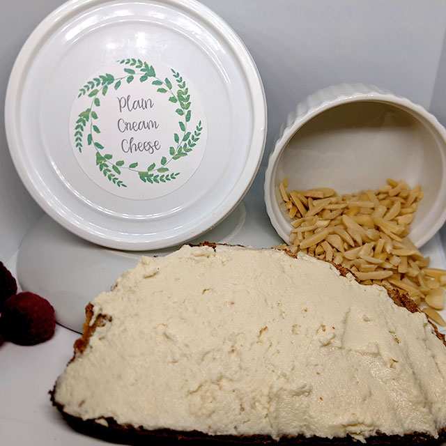Image of Vegan Plant Based Plain Cream Cheese Spread by Twidley Bits